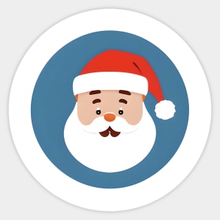 santa claus head Sticker